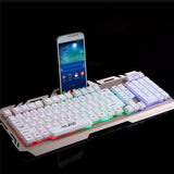 USB Wired Illuminated Colorful LED Backlight Gaming Keyboard