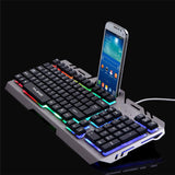 USB Wired Illuminated Colorful LED Backlight Gaming Keyboard